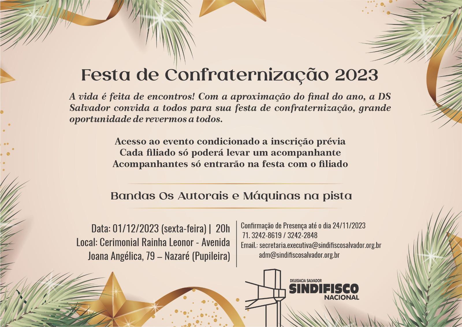 Festa de Confraternização 2023.