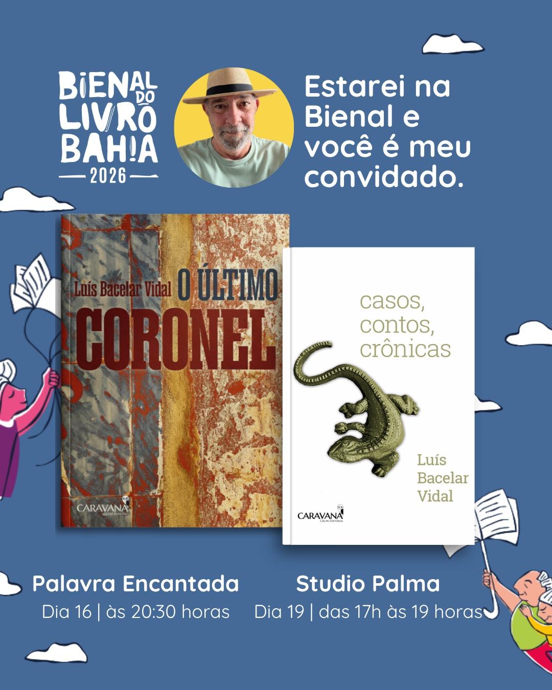 Lançamento de Livro na Bienal - Luis Bacelar Vidal